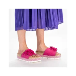 New Women'S Mules Blood Pink Ladies Colorful Styles