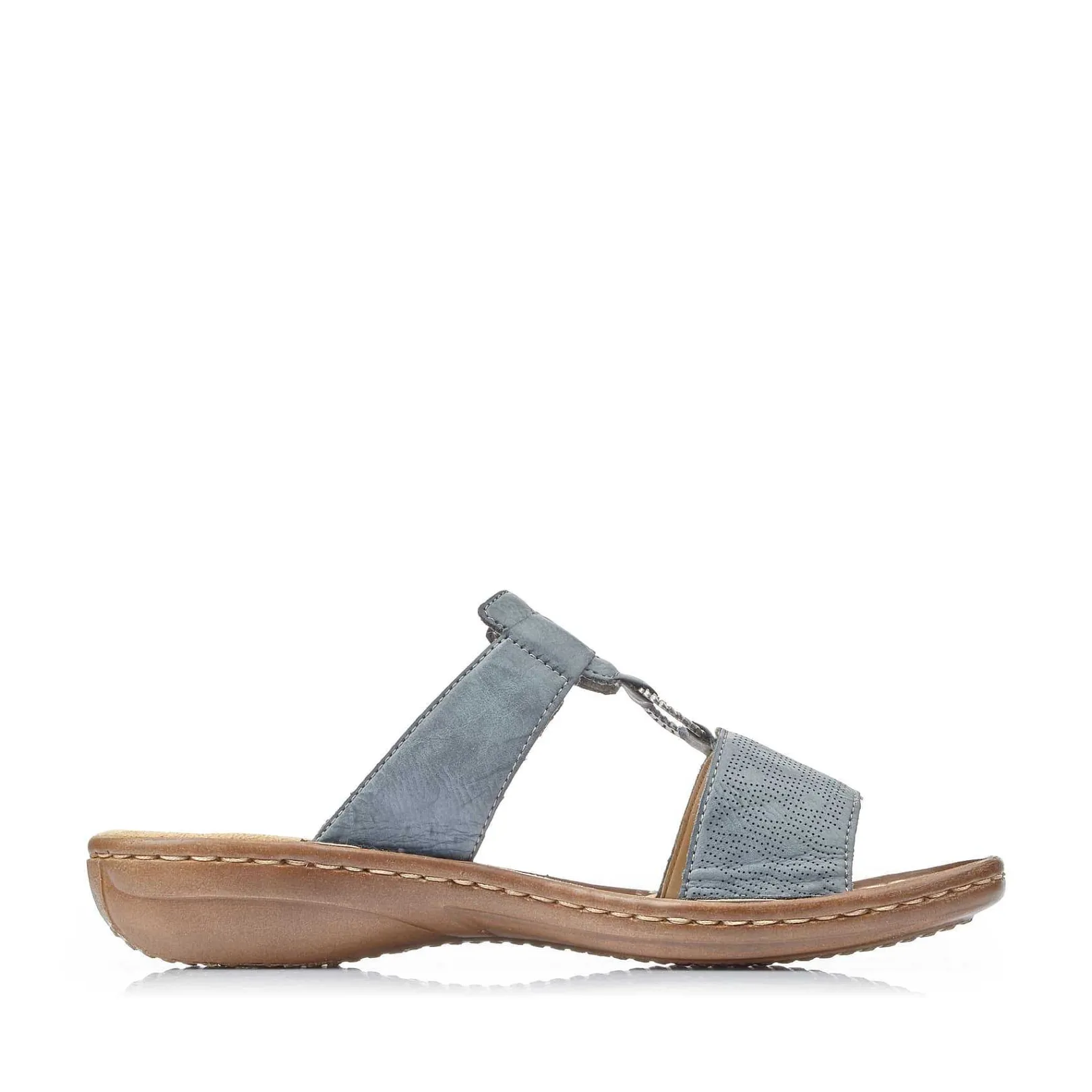 Sale Women'S Mules Blue Gray Ladies Mules & Slippers