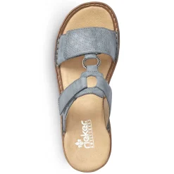 Sale Women'S Mules Blue Gray Ladies Mules & Slippers