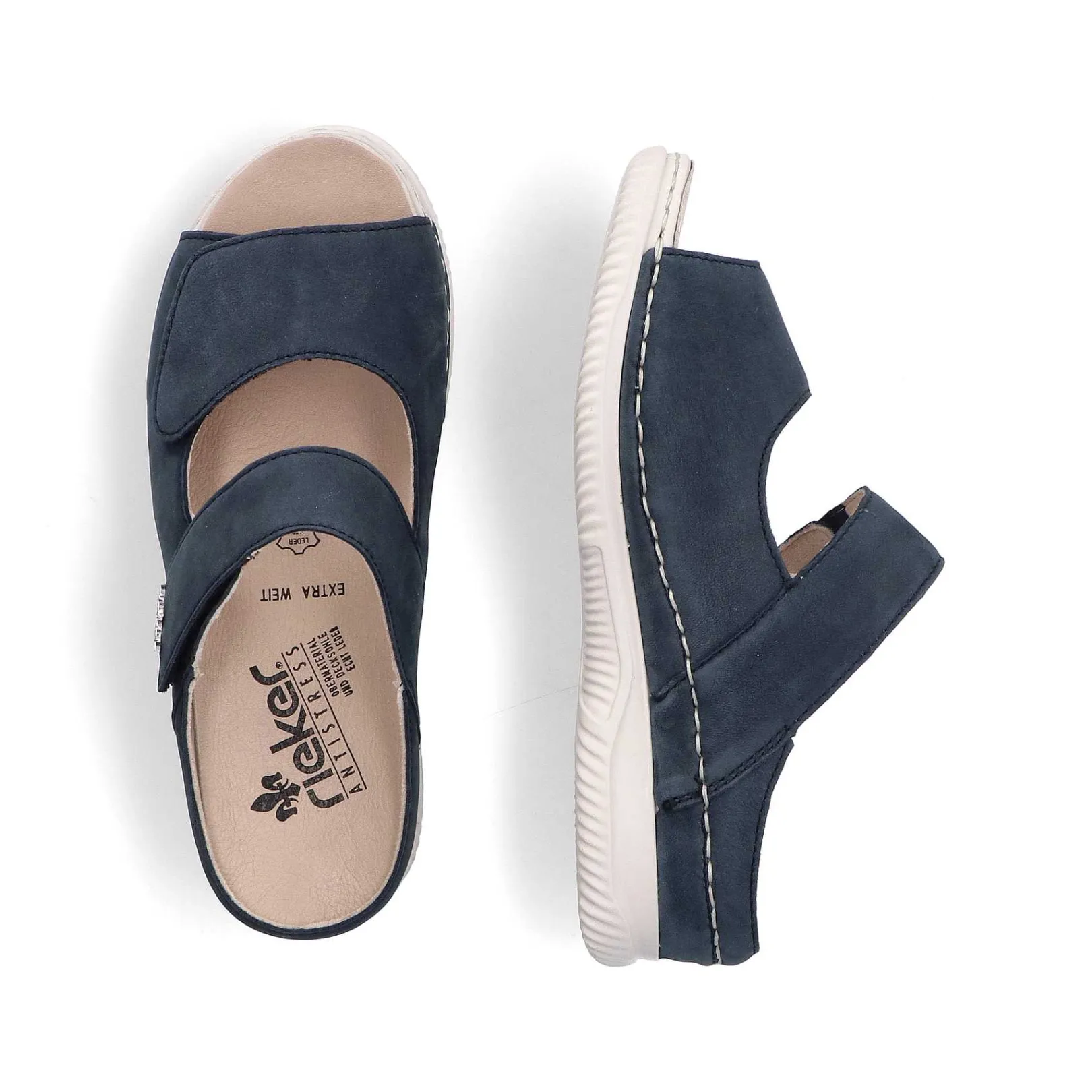 Discount Women'S Mules Blue Gray Ladies Mules & Slippers