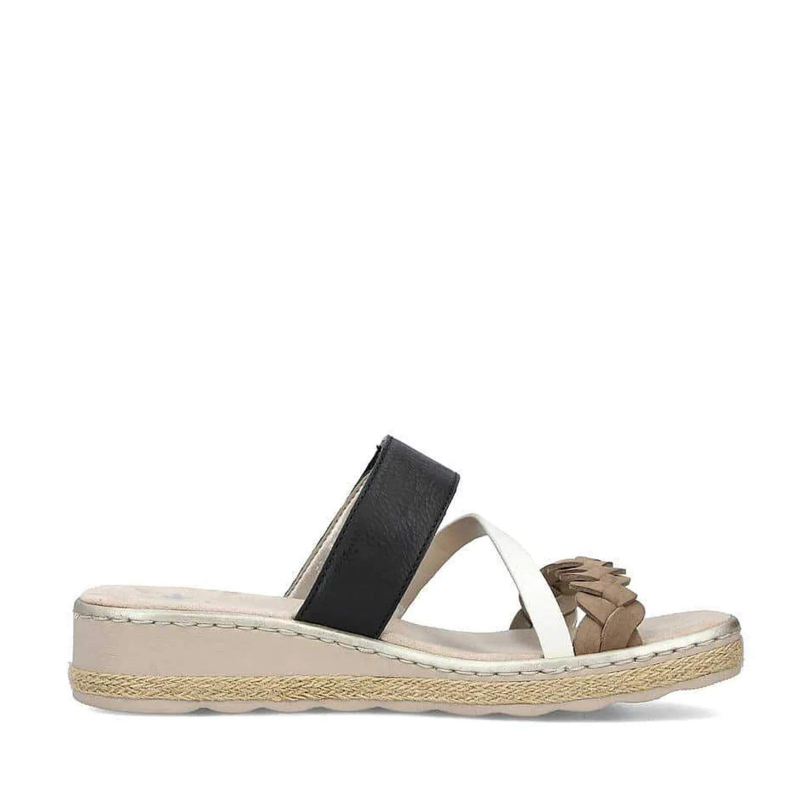 New Women'S Mules Brown Beige-Cream White-Black Ladies Mules & Slippers