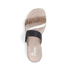 New Women'S Mules Brown Beige-Cream White-Black Ladies Mules & Slippers