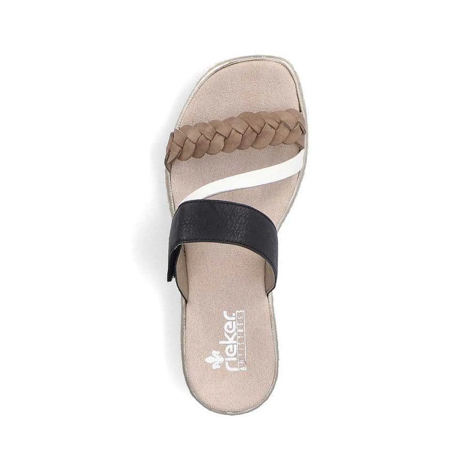 New Women'S Mules Brown Beige-Cream White-Black Ladies Mules & Slippers