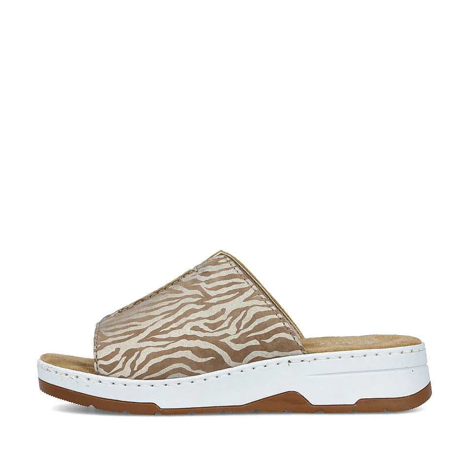 New Women'S Mules Brown Beige Ladies Mules & Slippers