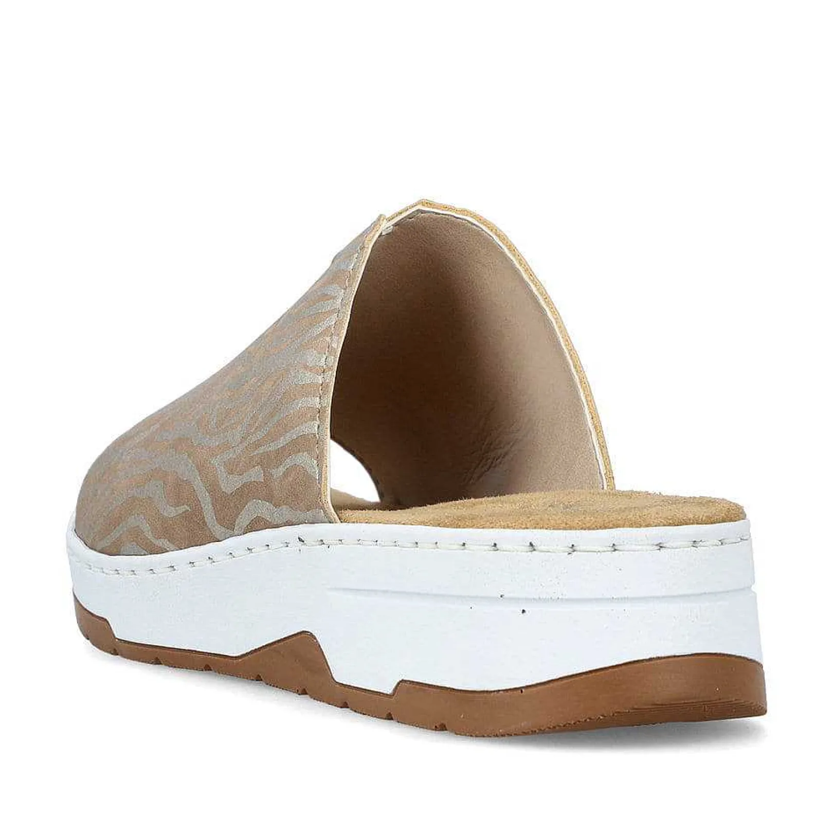 New Women'S Mules Brown Beige Ladies Mules & Slippers