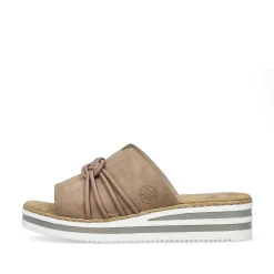 Outlet Women'S Mules Brown Beige Ladies Mules & Slippers