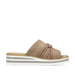 Outlet Women'S Mules Brown Beige Ladies Mules & Slippers