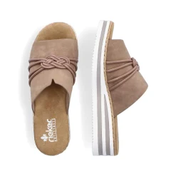 Outlet Women'S Mules Brown Beige Ladies Mules & Slippers