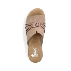 Outlet Women'S Mules Brown Beige Ladies Mules & Slippers
