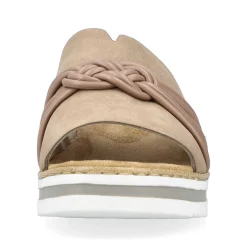 Outlet Women'S Mules Brown Beige Ladies Mules & Slippers