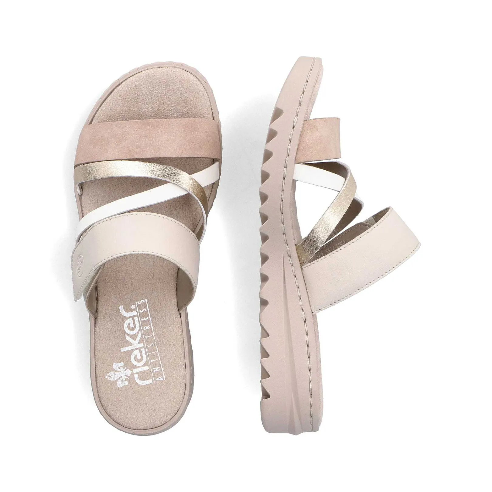 Outlet Women'S Mules Champagne Soft Pink Ladies Mules & Slippers