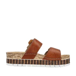 Outlet Women'S Mules Chestnut Brown Ladies Mules & Slippers