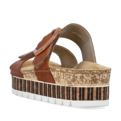 Outlet Women'S Mules Chestnut Brown Ladies Mules & Slippers