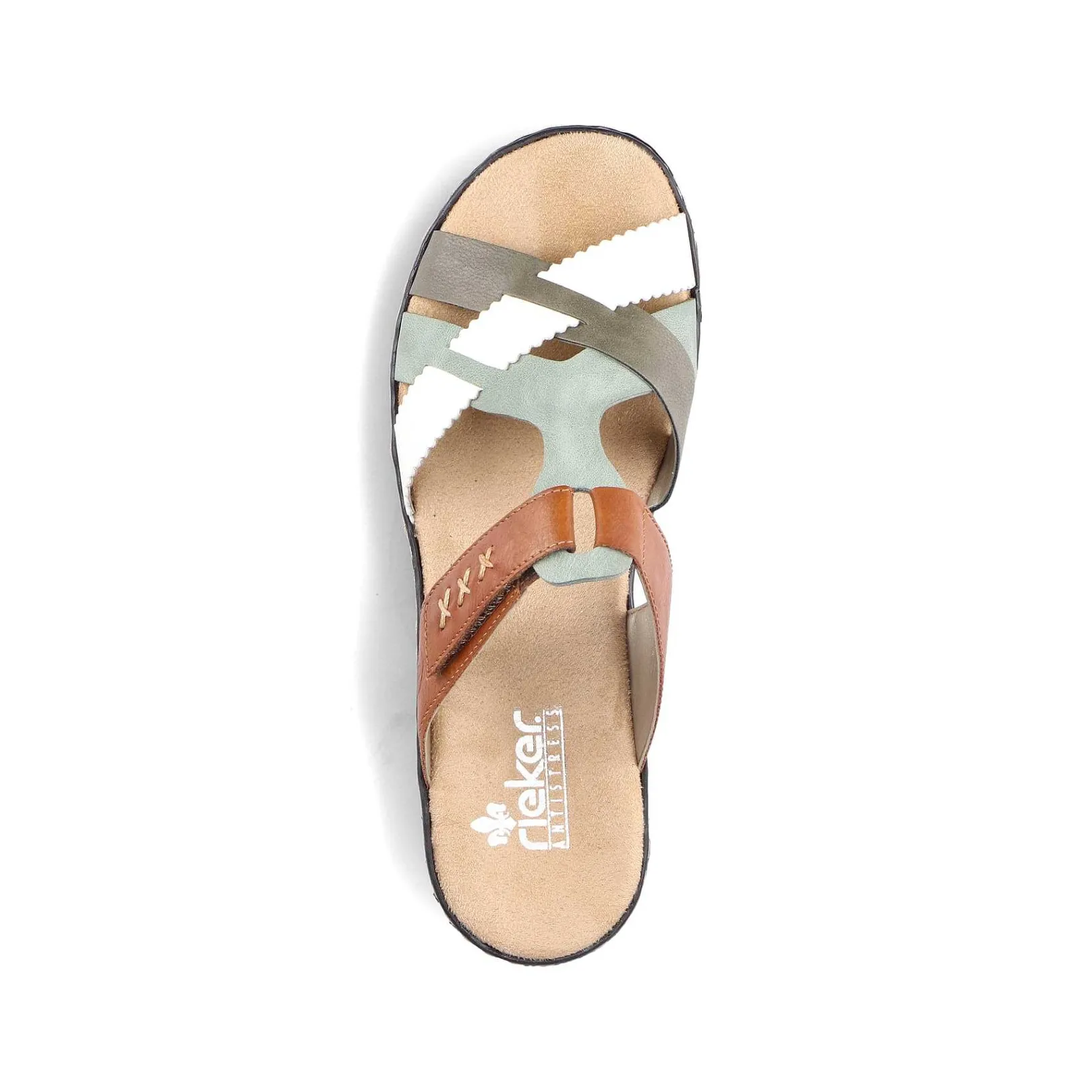 Best Women'S Mules Chocolate Brown-Mint Green-White Ladies Mules & Slippers