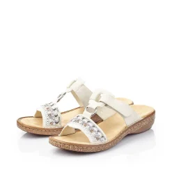 Outlet Women'S Mules Cream White Ladies Mules & Slippers