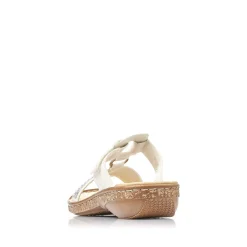 Outlet Women'S Mules Cream White Ladies Mules & Slippers