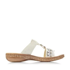 Outlet Women'S Mules Cream White Ladies Mules & Slippers