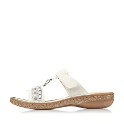 Outlet Women'S Mules Cream White Ladies Mules & Slippers