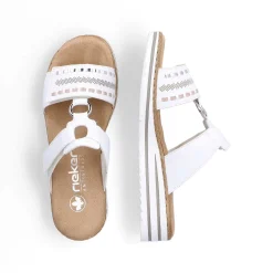 Online Women'S Mules Crystal White Ladies Mules & Slippers
