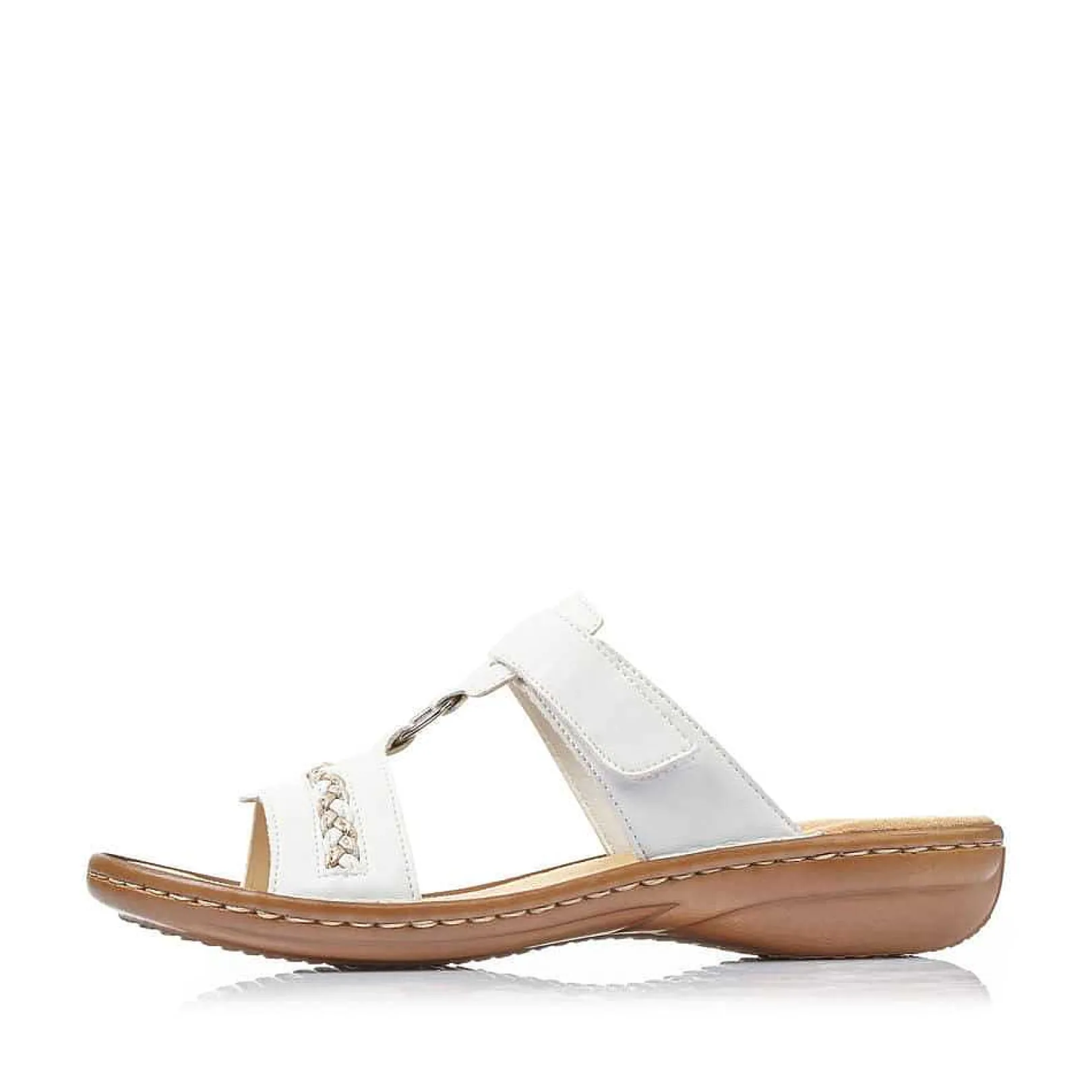 Outlet Women'S Mules Crystal White Ladies Mules & Slippers
