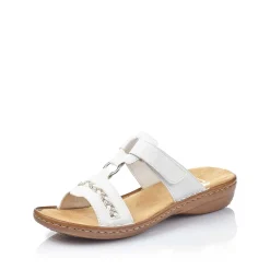 Outlet Women'S Mules Crystal White Ladies Mules & Slippers