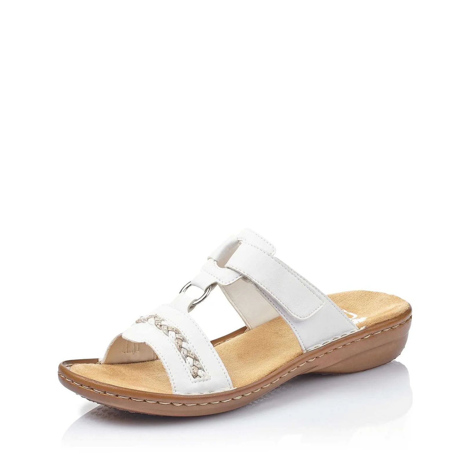 Outlet Women'S Mules Crystal White Ladies Mules & Slippers