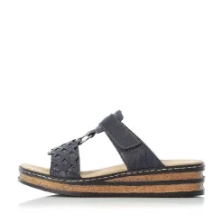 Online Women'S Mules Dark Blue Ladies Mules & Slippers