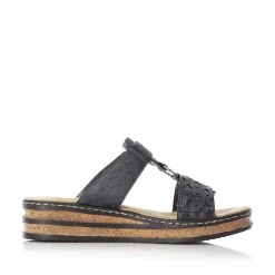 Online Women'S Mules Dark Blue Ladies Mules & Slippers
