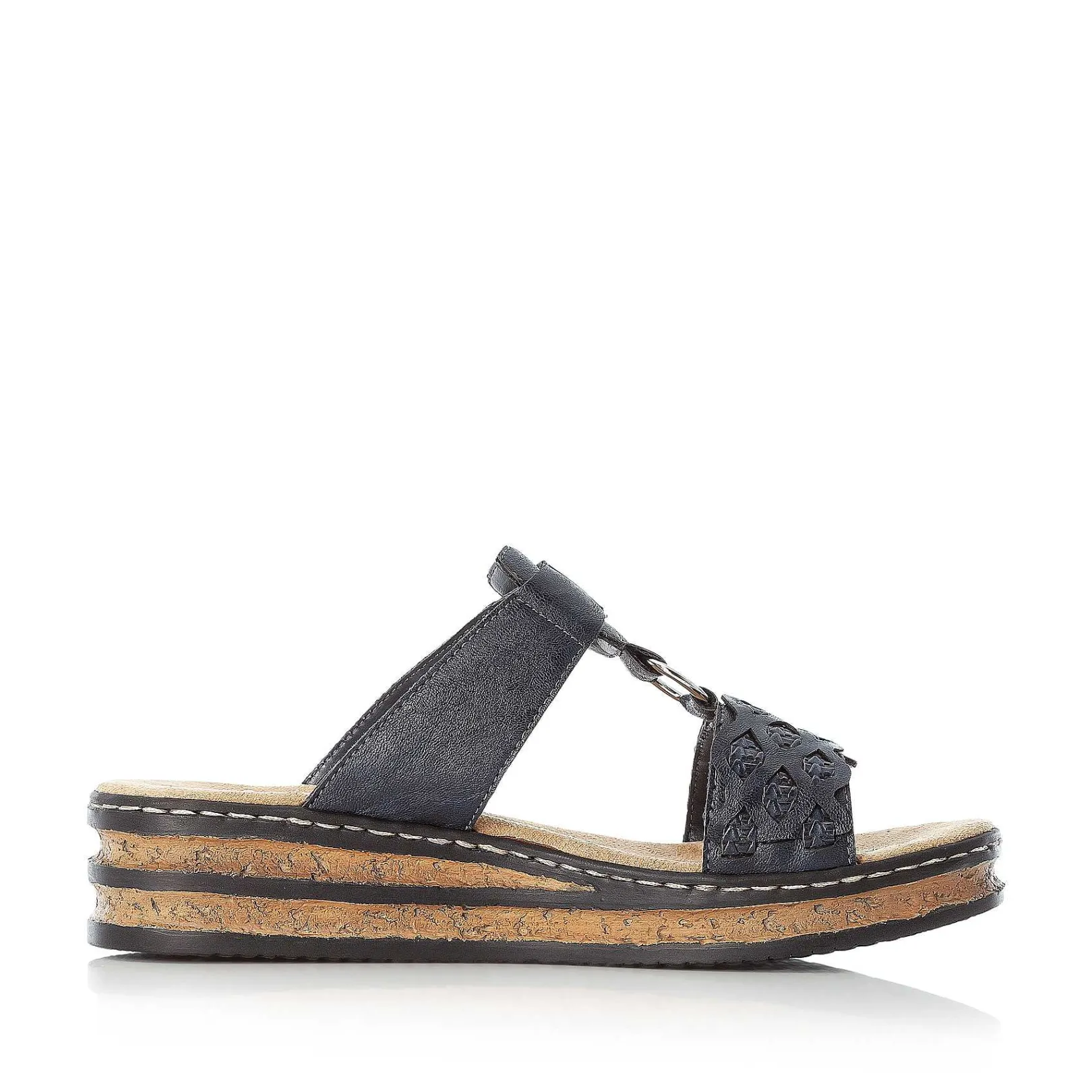 Online Women'S Mules Dark Blue Ladies Mules & Slippers