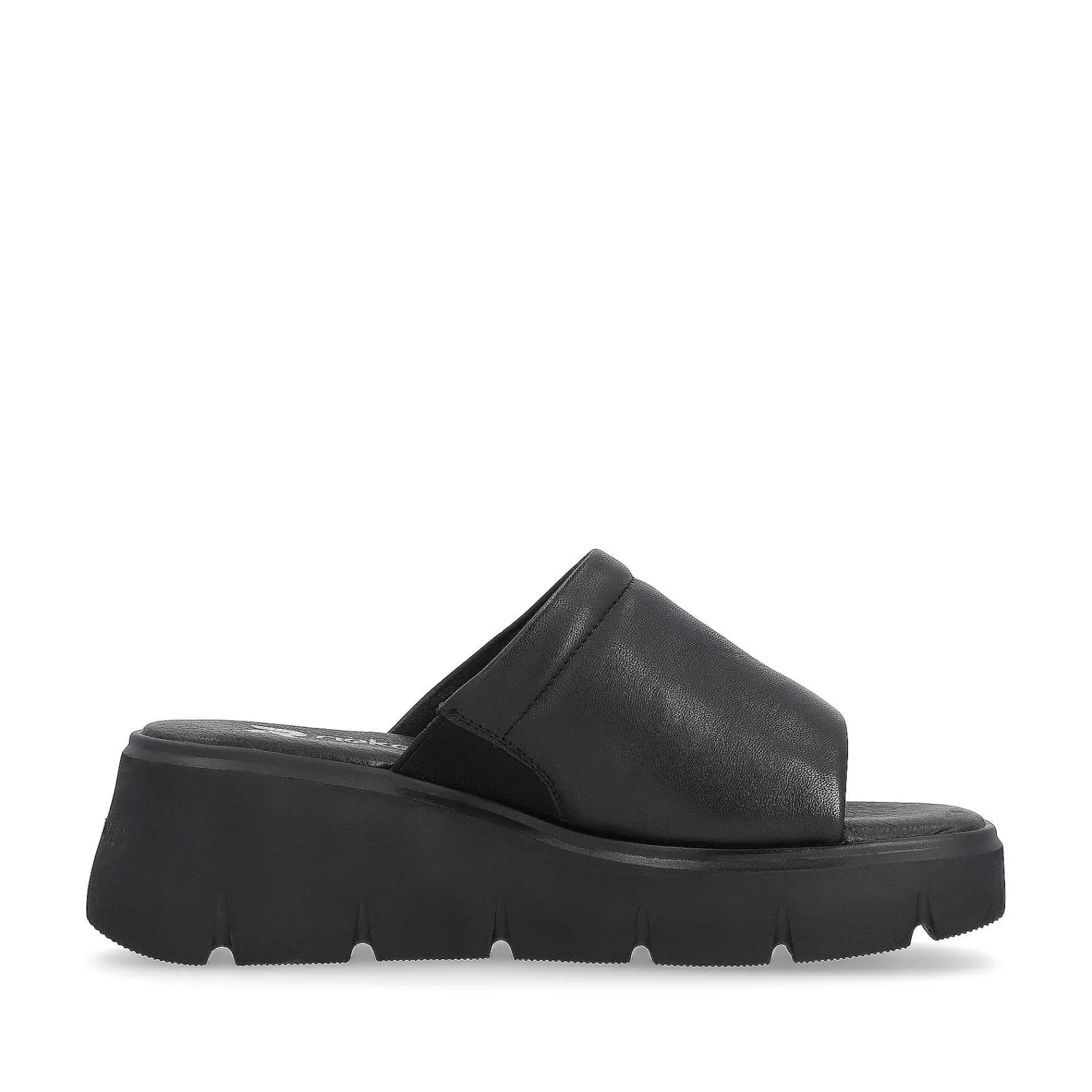 Hot Women'S Mules Deep Black Ladies Mules & Slippers