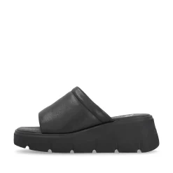 Hot Women'S Mules Deep Black Ladies Mules & Slippers