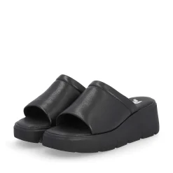 Hot Women'S Mules Deep Black Ladies Mules & Slippers