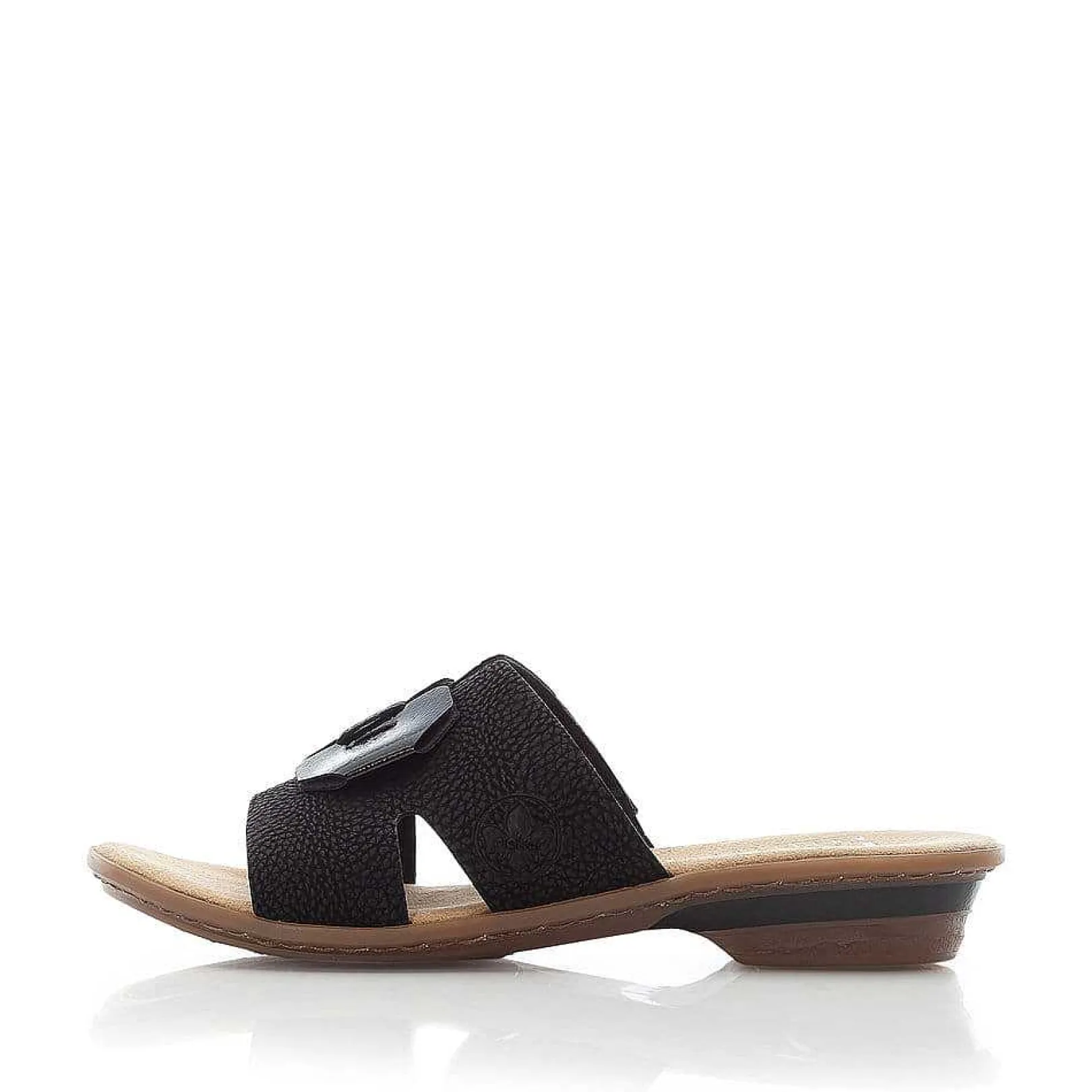Clearance Women'S Mules Deep Black Ladies Mules & Slippers