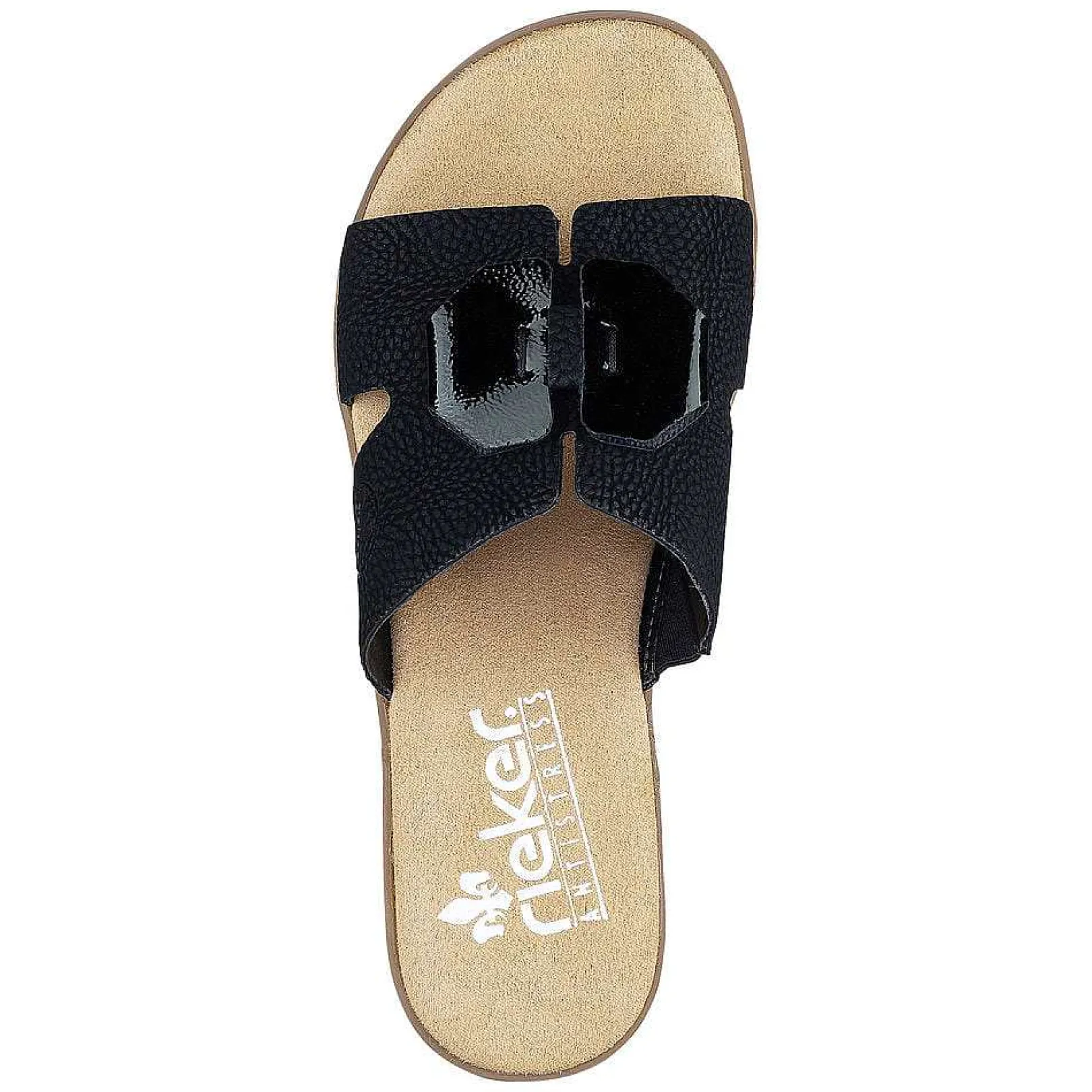 Clearance Women'S Mules Deep Black Ladies Mules & Slippers