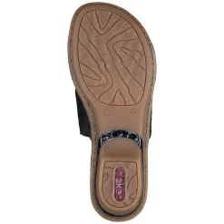 Clearance Women'S Mules Deep Black Ladies Mules & Slippers