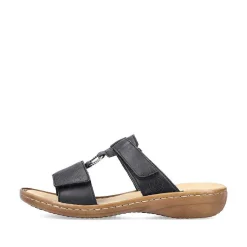 Sale Women'S Mules Deep Black Ladies Mules & Slippers