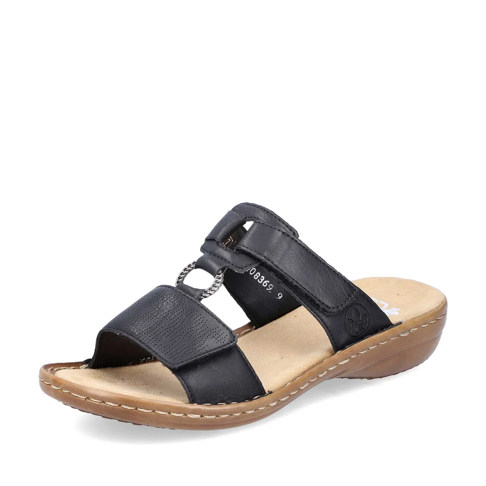 Sale Women'S Mules Deep Black Ladies Mules & Slippers