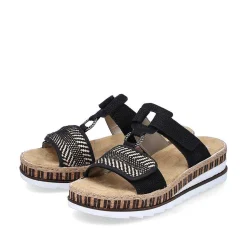 Women'S Mules Deep Black Ladies Mules & Slippers