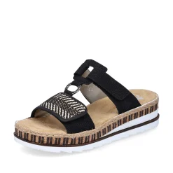 Women'S Mules Deep Black Ladies Mules & Slippers