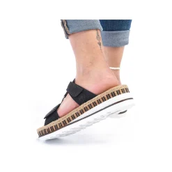 Women'S Mules Deep Black Ladies Mules & Slippers