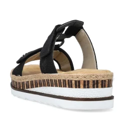 Women'S Mules Deep Black Ladies Mules & Slippers