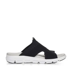 Outlet Women'S Mules Deep Black Ladies Mules & Slippers