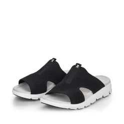 Outlet Women'S Mules Deep Black Ladies Mules & Slippers
