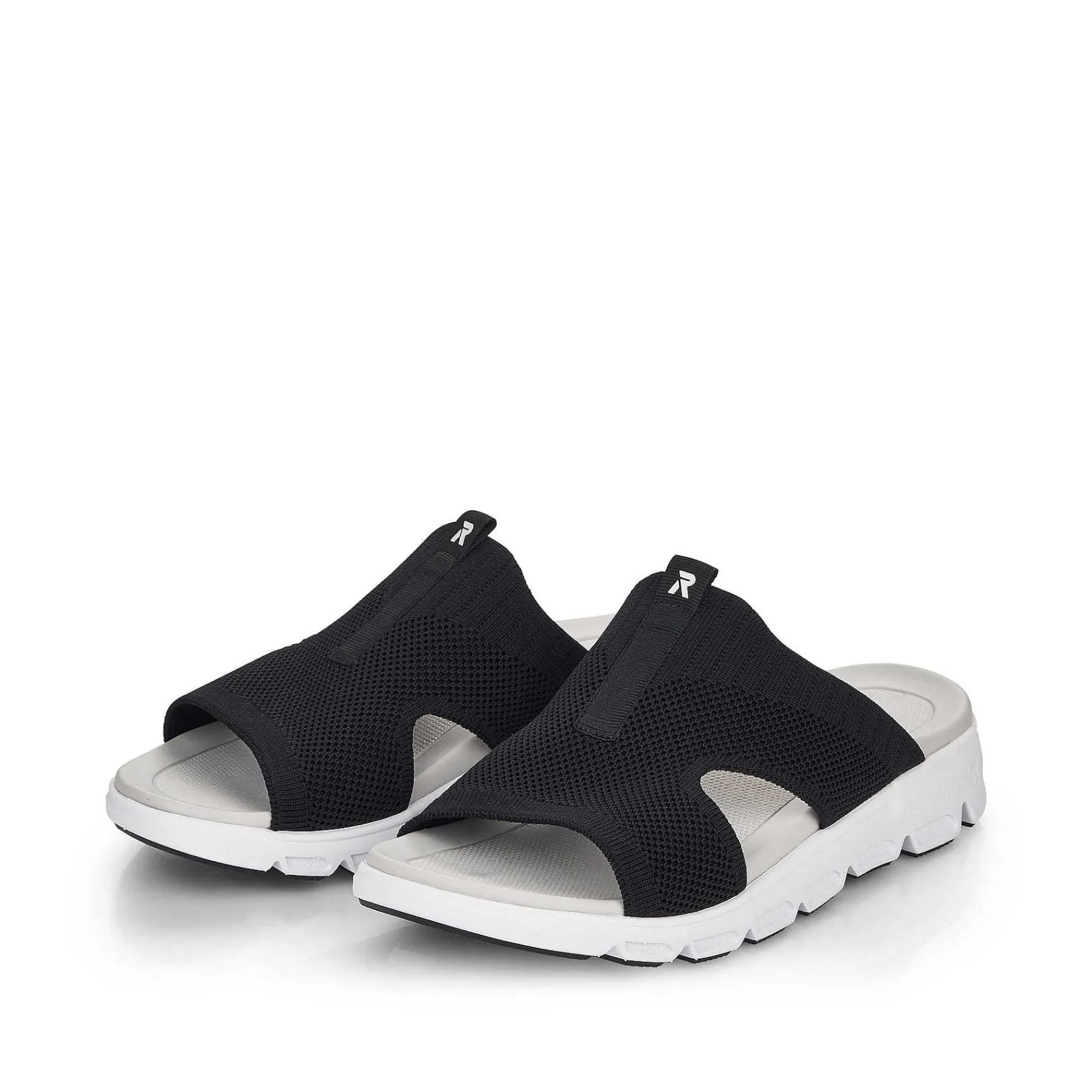 Outlet Women'S Mules Deep Black Ladies Mules & Slippers