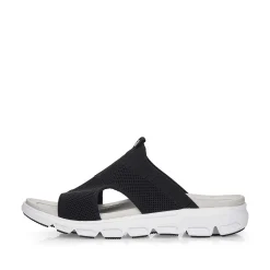 Outlet Women'S Mules Deep Black Ladies Mules & Slippers