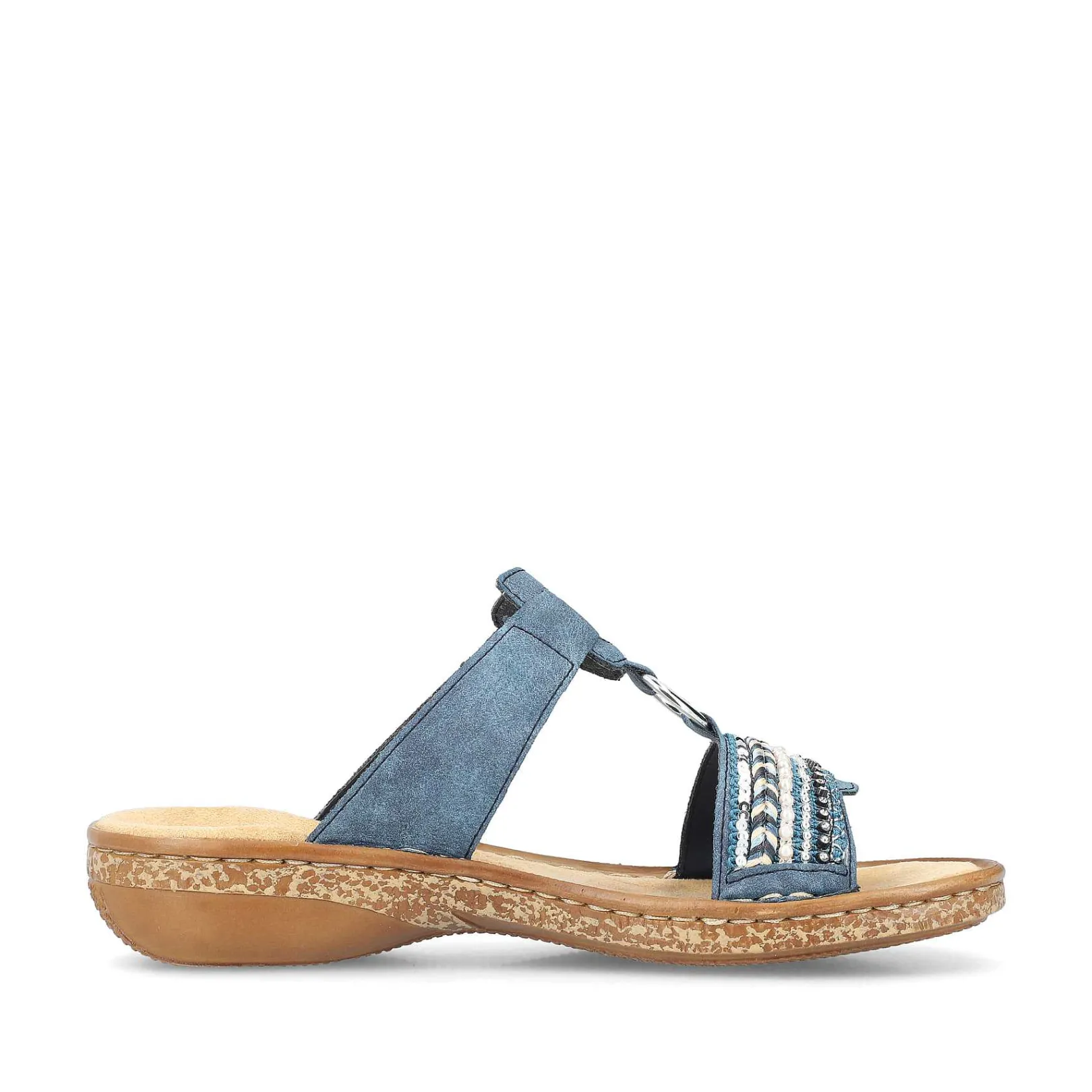 Women'S Mules Denim Blue Ladies Mules & Slippers