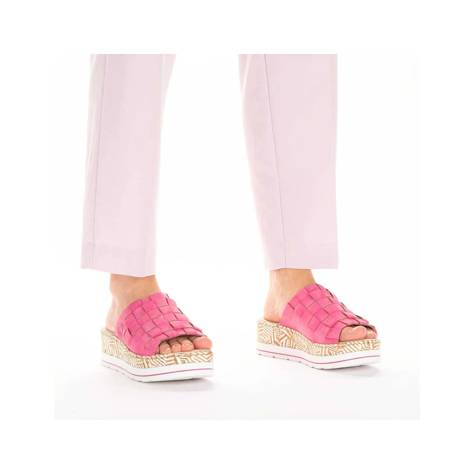 Clearance Women'S Mules Flamingo Pink Ladies Vegan