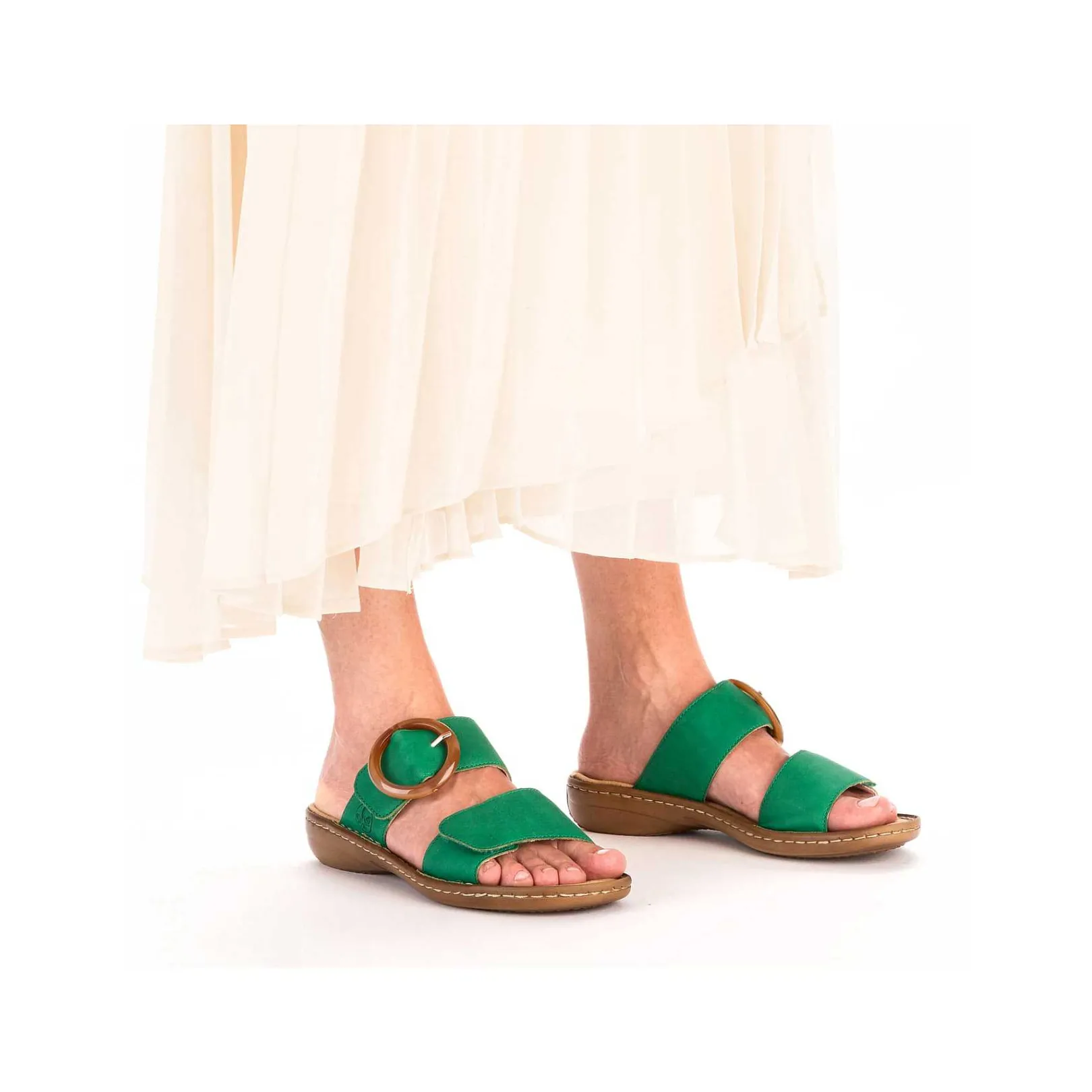 New Women'S Mules Grass Green Ladies Colorful Styles