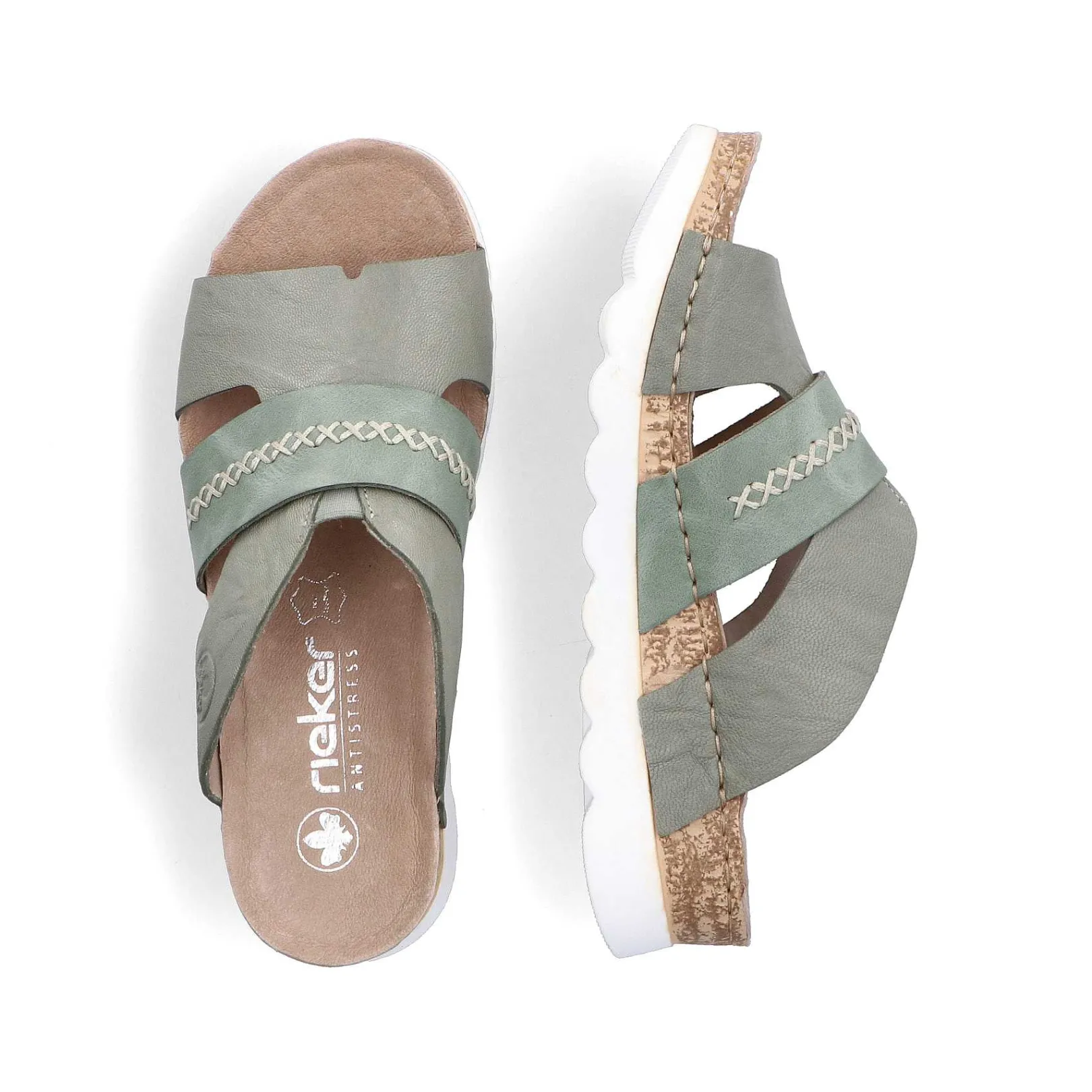 Clearance Women'S Mules Green Gray Ladies Mules & Slippers