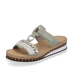 New Women'S Mules Green Gray Ladies Mules & Slippers